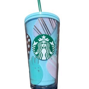 Starbucks 2020  Cold Cup Tumbler Easter Eggs Bunny 16 oz